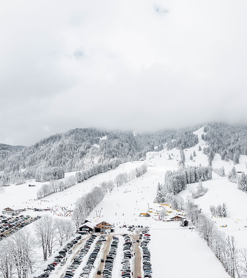 Kotalm-Brauneck-Winter-Parkplatz